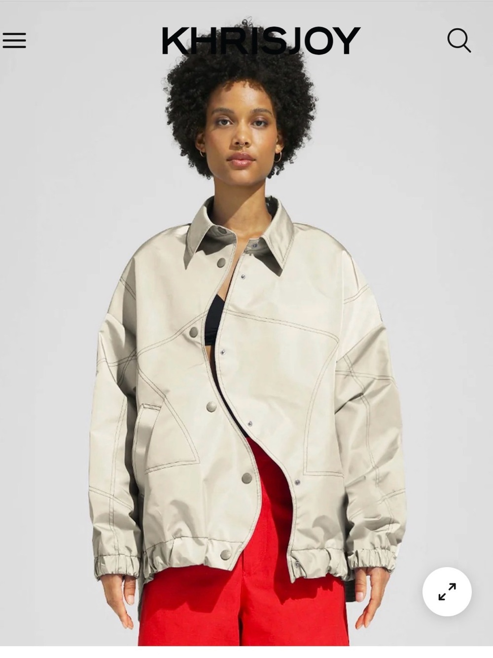 Light Blue Women’s Oversized Jacket